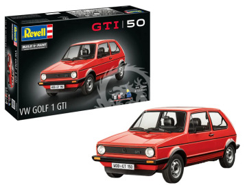 PRZEDSPRZEDAZ - Geschenkset 50 Jahre VW Golf 1 GTi - Revell 05623 skala 1/24