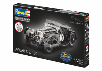  Starter Kit Jaguar SS 100 - Revell 77752 skala 1/32