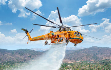 PRZEDSPRZEDAZ -  S-64E, Firefighting Helicopter - ICM 53060 skala 1/35