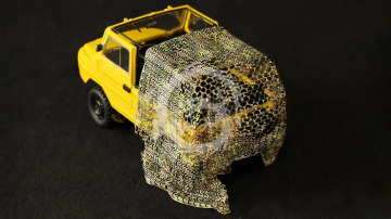 Universal Modern Camouflage Net SPRING-AUTUMUN – Flexible 3D - Metallic Details MDP35006 skala 1/35