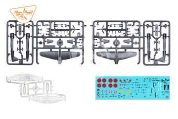  Ki-51 Sonia (2 in box) - Clear Prop CP144001 skala 1/144