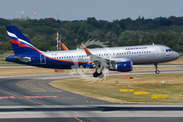Airbus A320 NEO Aeroflot VP-BPQ - kalkomania Pas-Decals w skali 1/144