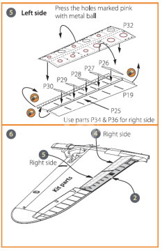 La-5 PE landing flaps Clear Prop! CPA72012 1:72