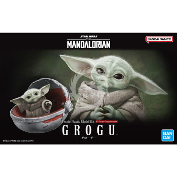 Grogu 2 figurki - Bandai Star Wars skala 1/12 + 1/4