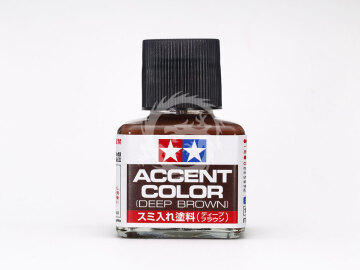  Accent Color Dark Red-Brown (40ml) Tamiya 87210
