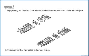 Ogniwa gąsienic do transportera Lorraine L-37L - RPM 35906 skala 1/35