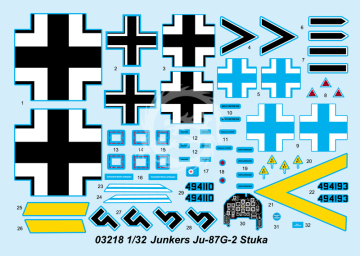 Junkers Ju-87G-2 Stuka - Trumpeter 03218 skala 1/32