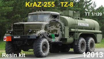 PRZEDSPRZEDAZ - KrAZ-255 TZ-8 fuel tanker - ZZ Modell ZZ12013 skala 1/120 