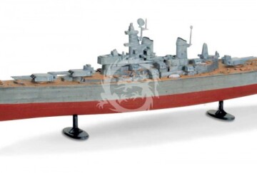 WWII Adversaries (M-46 Patton Tank & U.S.S. Missouri) 2 szt. - Lindberg 434 skala 1:35 i 1:900