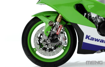 Kawasaki Ninja ZX-10R Pre-Coloured Edition - Meng Model  MT-007s skala 1/9