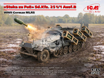 NA ZAMÓWIENIE - Stuka zu Fuß Sd.Kfz. 251/1 Ausf.B, WW II German MLRS - ICM 35107 skala 1/35 
