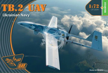NA ZAMÓWIENIE - Bayraktar TB.2 UAV Ukrainian Navy - Clear Prop! CP72034 skala 1/72