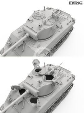 U.S. Medium Tank M4A3 (76) W Sherman - Meng Model 72-019  skala 1:72 