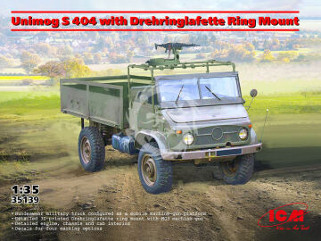 Przedsprzedaż - Unimog S 404 with Drehringlafette Ring Mount - ICM 35139 skala 1:35