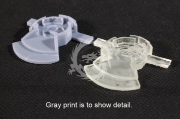 PGX232 TOS Enterprise Primary Hull Deflector Grid Compass w skali 1/350 Paragrafix