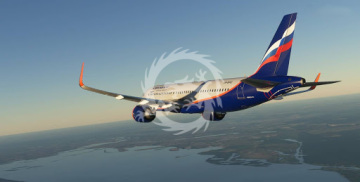 Airbus A320 NEO Aeroflot VP-BPQ - kalkomania Pas-Decals w skali 1/144