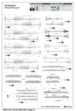MiG-23ML Flogger-G Trumpeter 02855 skala 1/48