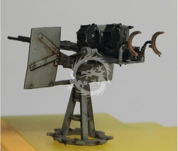 Twin 20 mm Oerlikon fixed mount guns Metallic Details MDR7251 skala 1/72 