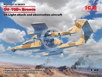North American OV-10D+ Bronco ICM 48301 skala 1/48