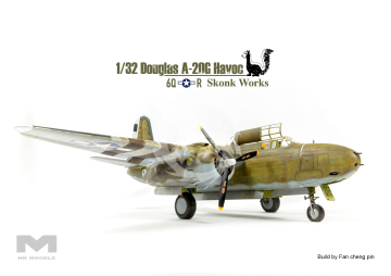 Douglas A-20G Havoc over Europe HK Models 01E039 skala 1/32