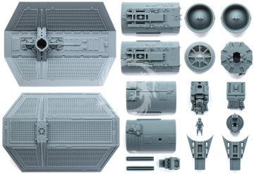 Tie/sa Bomber skala 1/72 Gaactic shipyard GS-230522