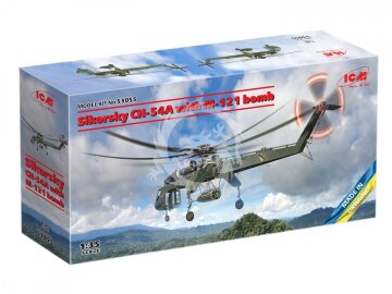 Preorder - Sikorsky CH-54A Tarhe with BLU-82/B Daisy Cutter bomb ICM 53055 skala 1:35 