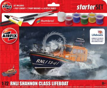 PREORDER -Starter Set - RNLI Shannon Class Lifeboat  Airfix A55015 skala 1/72
