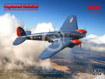 NA ZAMÓWIENIE - Captured Heinkel ICM 48268 skala 1/48 