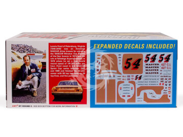 ‘74 Chevy Malibu Lennie Pond Stock Car - AMT 1352 skala 1/25