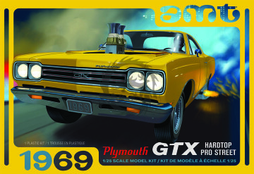 1969 Plymouth GTX Hardtop Pro Street -  AMT 1180 1/25