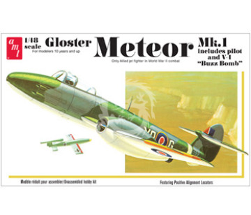 Gloster Meteor Mk.I With Fieseler Fi 103 V-1 - AMT 825 skala 1/48