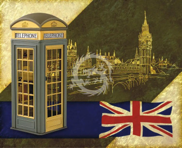 Telephone box Kiosk No.2 - Metallic Details MDR3517 skala 1/35