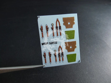 France seat belts WWII - Metallic Details MDP32022 skala 1/32