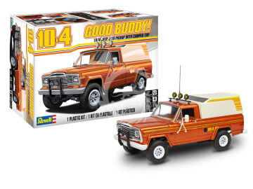 NA ZAMÓWIENIE - Jeep J-10 pickup with camper - Revell 14568 skala 1/24