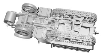 Pionierwagen Unic P-107 U.304(f)  - KM Model KM-35001 skala 1/35 