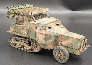  8 cm Raketenwerfer auf Fahrgestell S 303 (f) - KM Model  KM-72005 Wydruk 3D skala 1/72