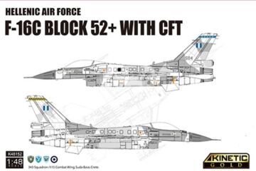 PRZEDSPRZEDAZ - Hellenic Air Force F-16C Block 52 + with CFT - KINETIC K48152 skala 1/48