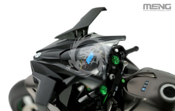 Kawasaki Ninja H2R 2018 (Pre-colored Edition) MENG-Model MT-011s skala 1/9
