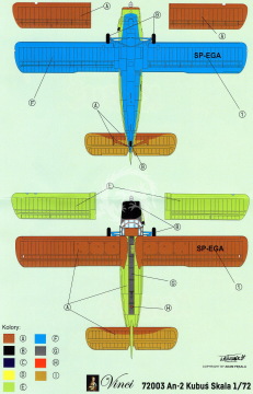 An-2 Kubuś - Vinci skala 1/72