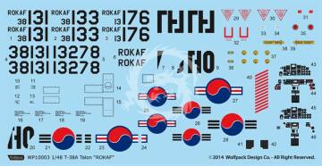 Model plastikowy T-38A Talon 'ROKAF', Wolfpack WP10003 skala 1/48