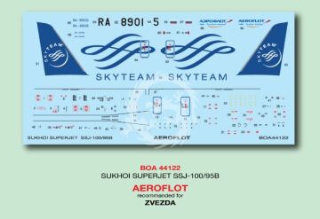 Sukhoi Superjet 100-95B - Aeroflot Sky Team Livery RA-89015 -  BOA44122