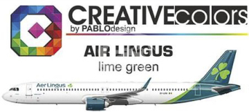 Farba Air Lingus  Lime Green  - Creativ colors CC-PA032 poj. 30ml