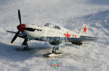 Model plastikowy Yak-1 Soviet fighter on skis, ModelSvit, MSVIT 48002, skala 1/48