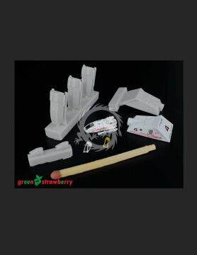 12921 Shuttles - early types Green Strawberry for Star Trek scale 1/537