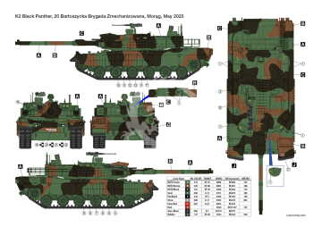 K2 (Black Panther) Polish Army Hobby 2000 35004 skala 1/35