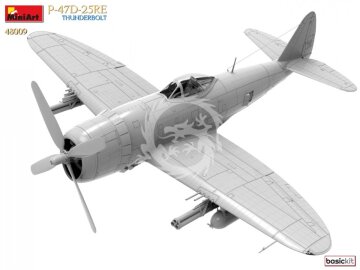  P-47-D25RE Thunderbolt Basic Kit MiniArt 48009 skala 1/48