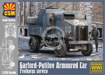 Garford-Putilov Armoured Car, Freikorps Service  Copper State Models CSM35014 skala 1/35