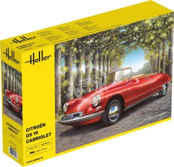 PREORDER- Citroen DS 19 Cabriolet Heller 80796 skala 1/16