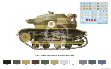 TK-S z działkiem 37mm SA18 - RPM 72511 skala 1/72