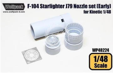 F-104 Starfighter J79 Engine Nozzle set - Wolfpack WP48224 skala 1/48